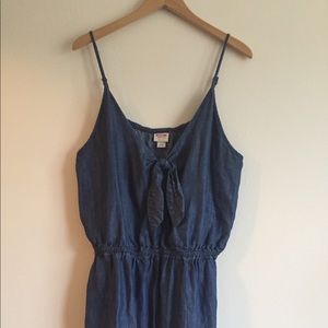 Denim romper